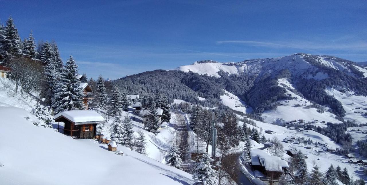 Demi Chalet Le Lachat Notre-Dame-de-Bellecombe Exteriér fotografie